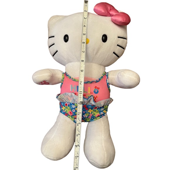 Build a Bear Hello Kitty Sanrio Summertime Plush with Swimsuit and Bow - Picture 2 of 13